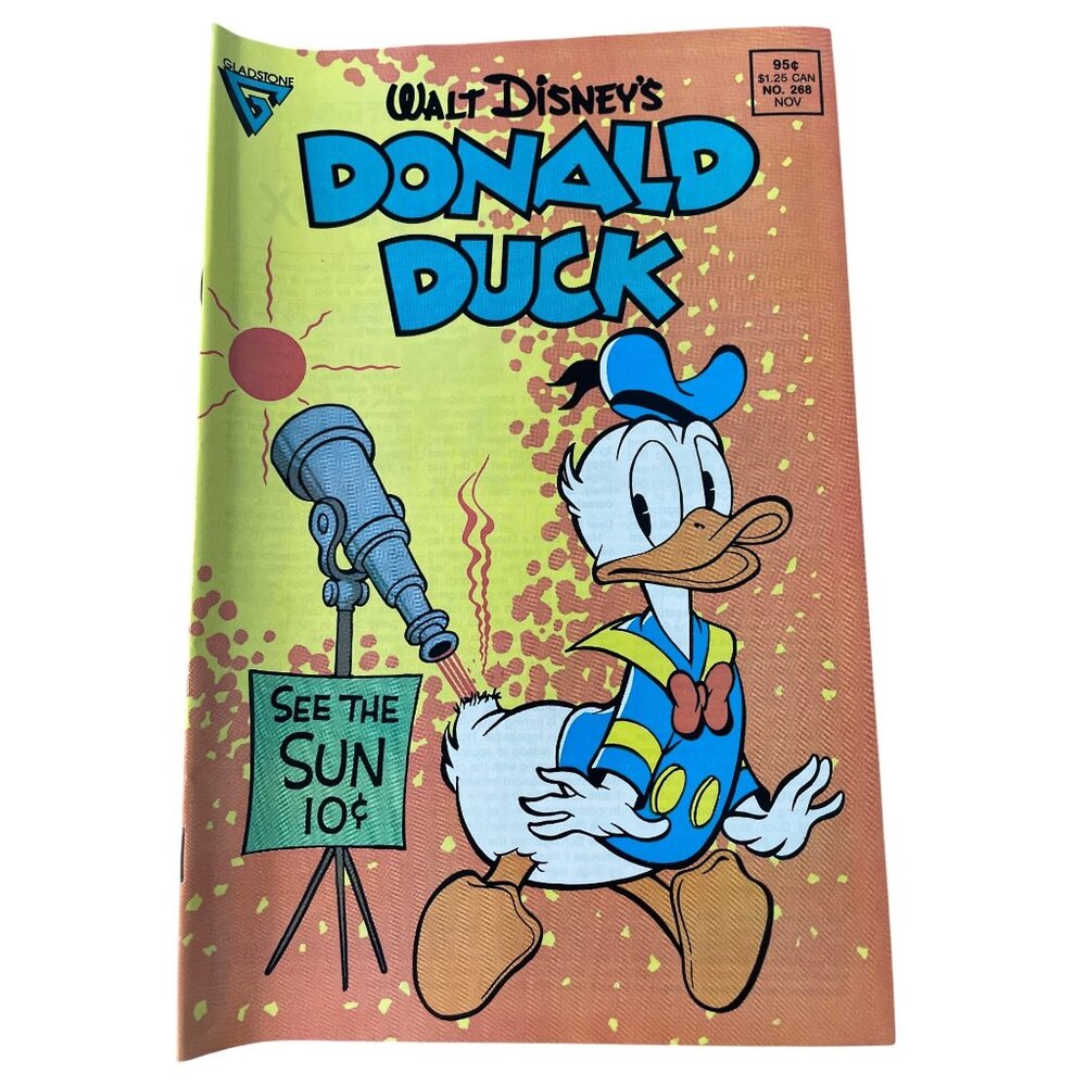 Gladstone Walt Disneys Donald Duck No. 268 Nov 1988 Bagged Boarded Vintage Comic